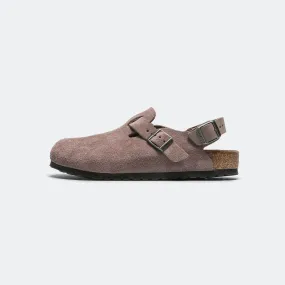 Tokio - Faded Purple Suede Leather Slip Away
