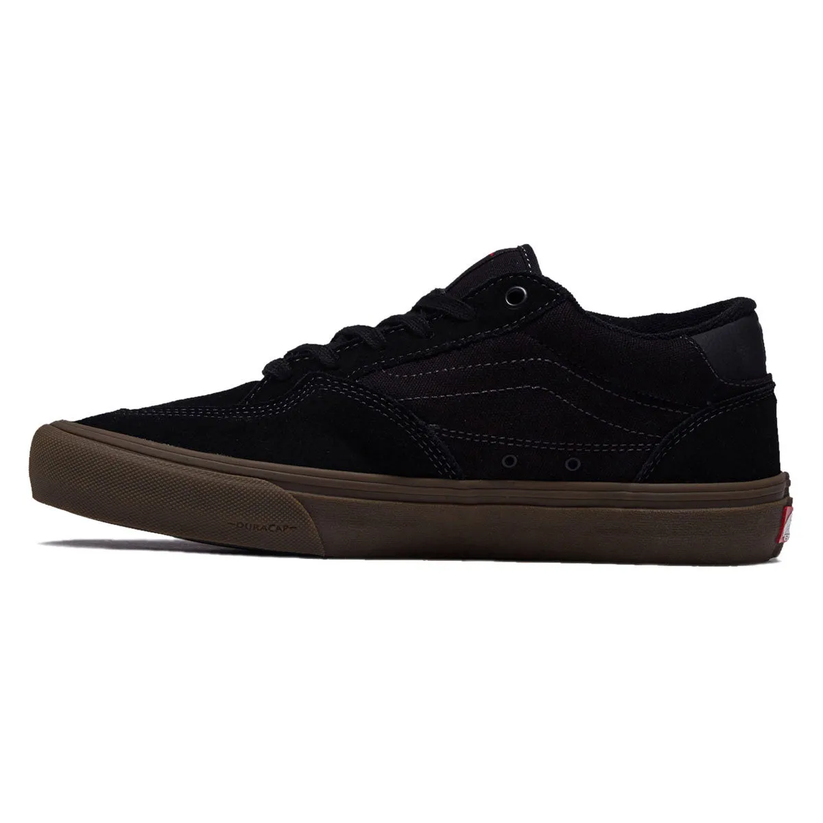 Premium Step Vans Rowan Shoes - Black/Dark Gum