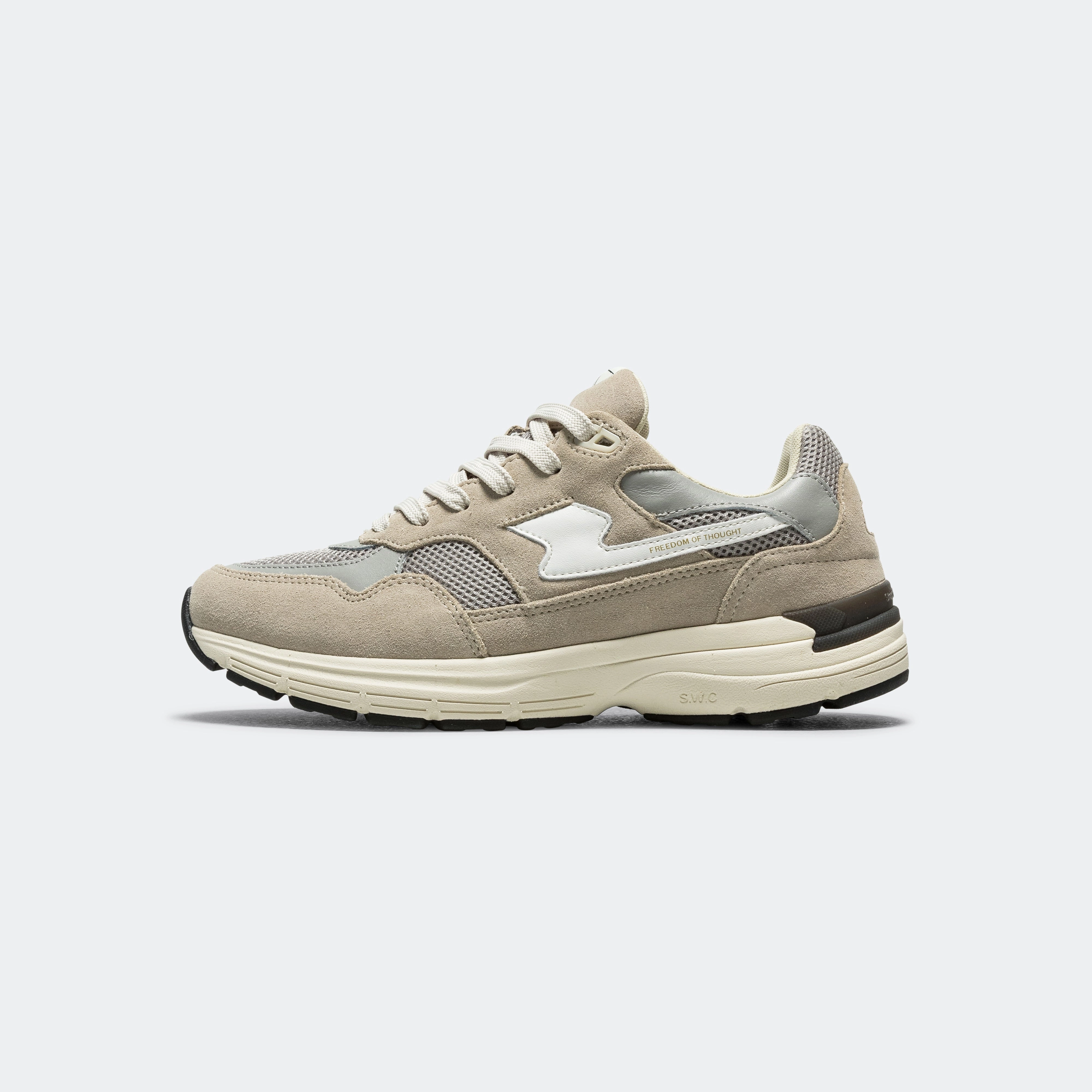 Amiel S-Strike Suede Mix - Light Grey Balanced feel