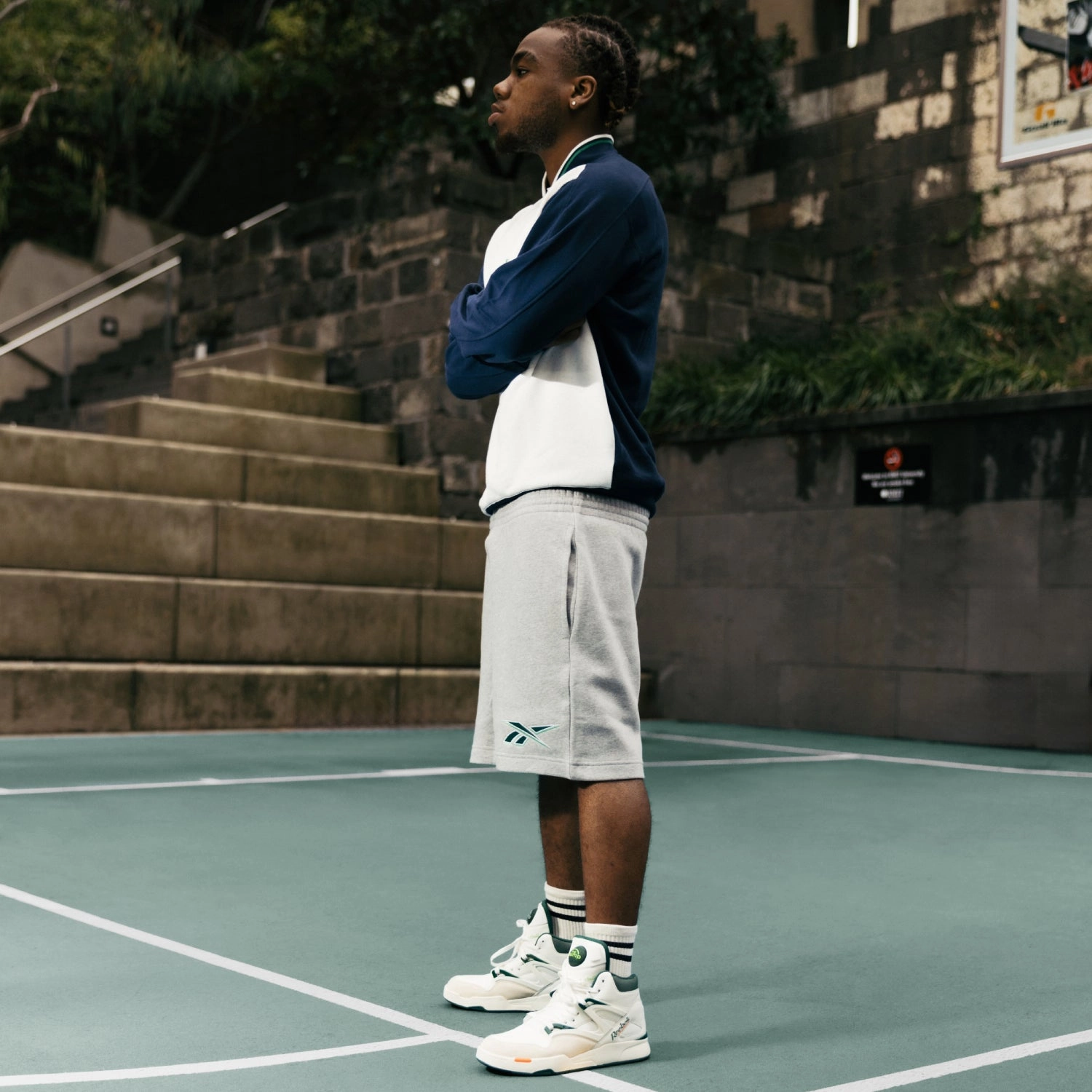 Pump Omni Zone Ii Chalk/Darkgreen/Paperwhite Active Glide Step-On Layer