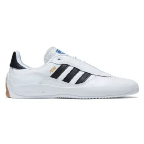 Grip Control Advanced Lacing Adidas Puig Shoes - Ftwr White/Core Black/Blue Bird