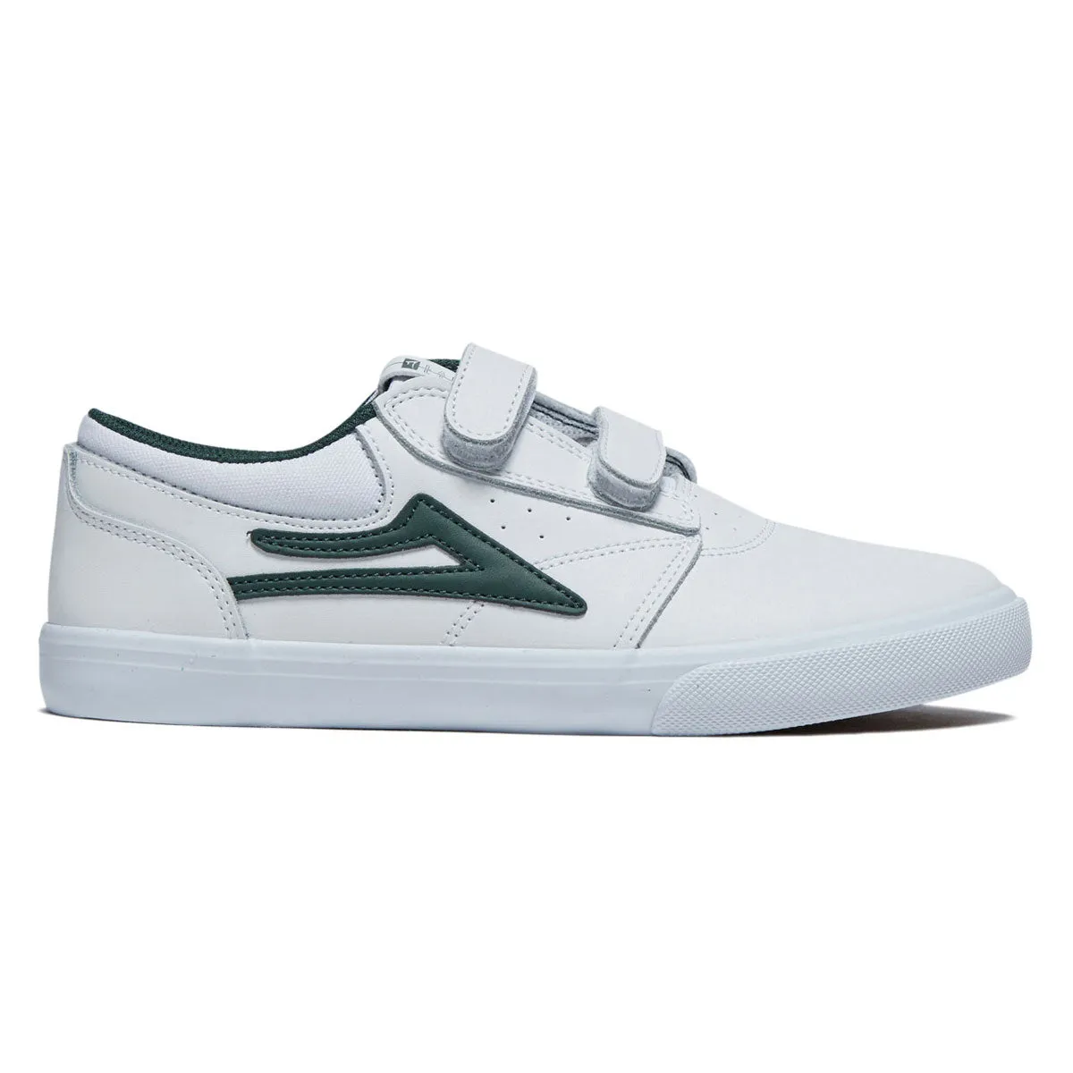 Active Vibe Lakai Youth Griffin Shoes - White/Pine Leather