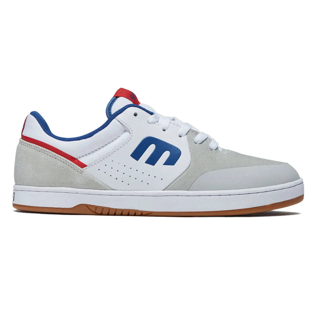 Rugged Walk Street Life Ready Etnies Marana Shoes - White/Blue/Red