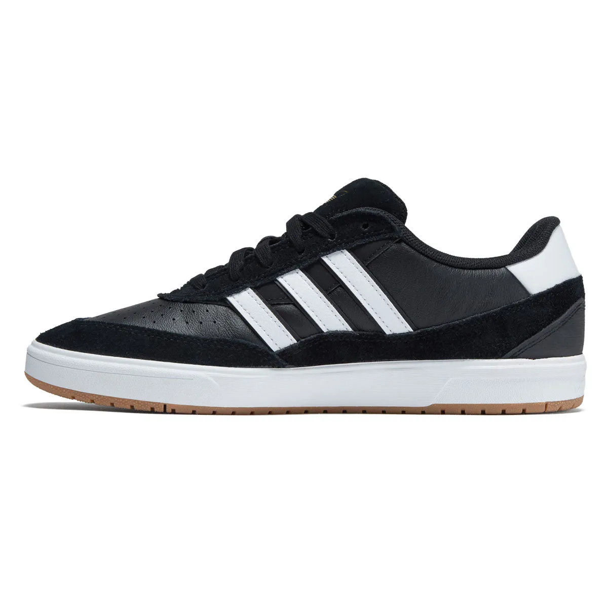 Quick Turn Adidas Tyshawn II Shoes - Core Black/Ftwr White/Gum Four