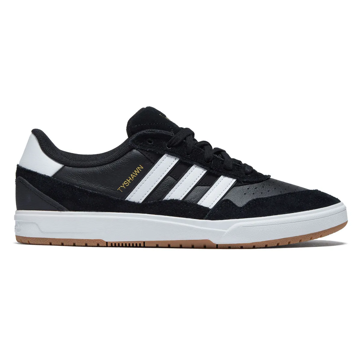 Adidas Tyshawn II Shoes - Core Black/Ftwr White/Gum Four Max Comfort