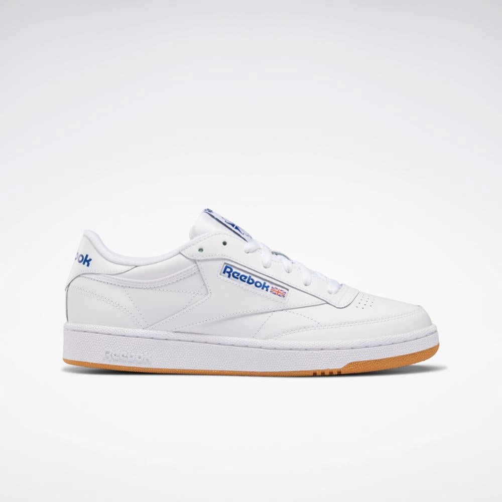 Join Step Winter Cozy Reebok Footwear Men CLUB C 85 INT-WHT/ROYAL-GUM
