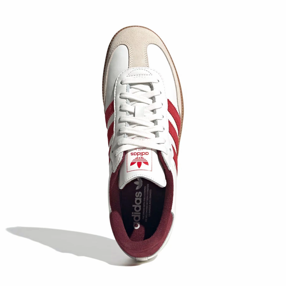 Quick Step Glide Move Samba OG 'Core White Better Scarlet'