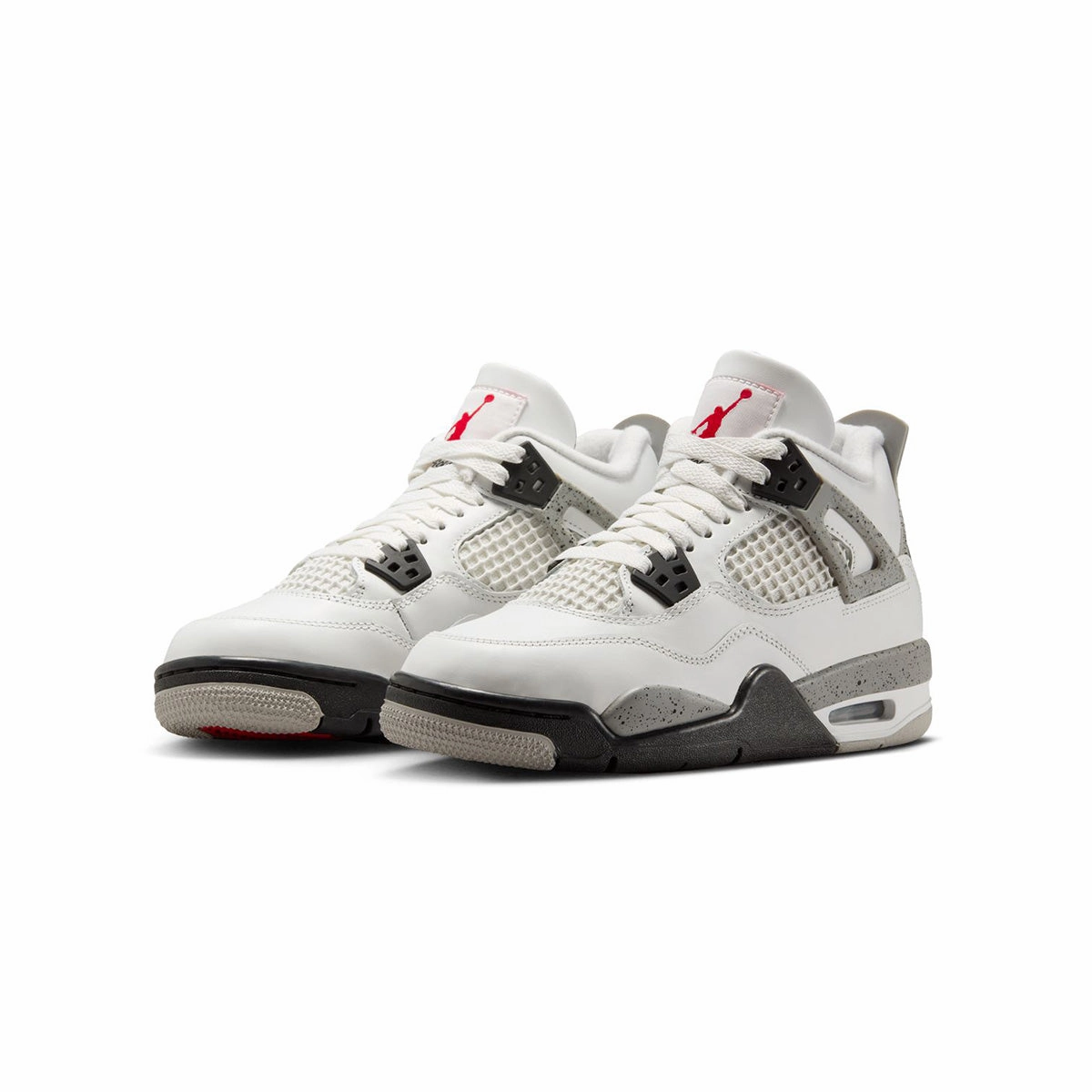 Quick Step-In Comfort Kids Air Jordan 4 Retro 'White Cement'