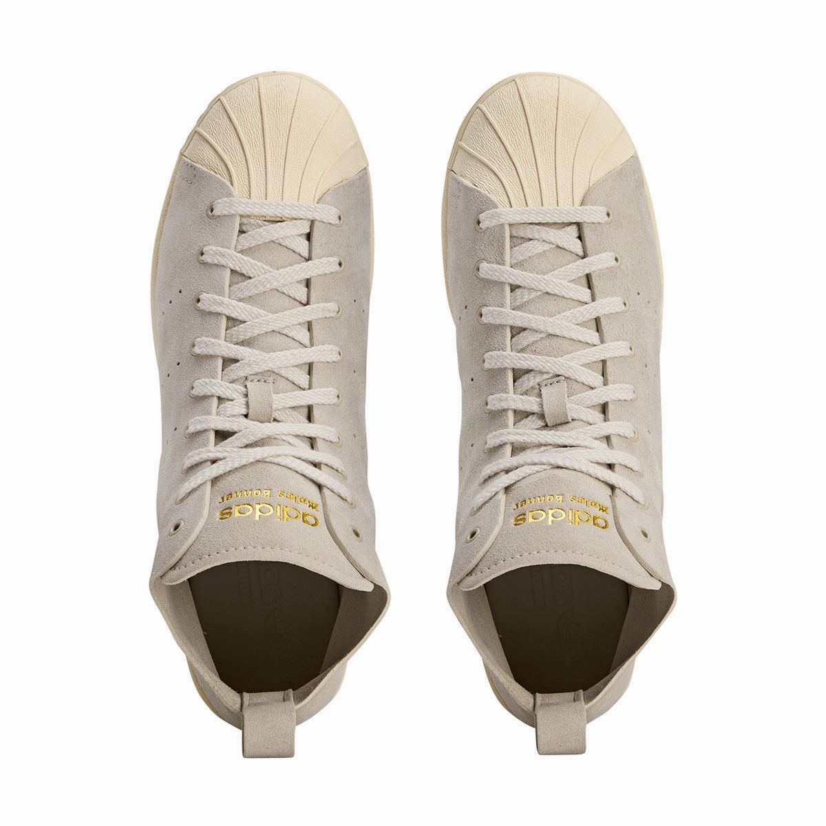 Quick Step-On Glide   Wales Bonner Superstar Hi 'Mist Stone'