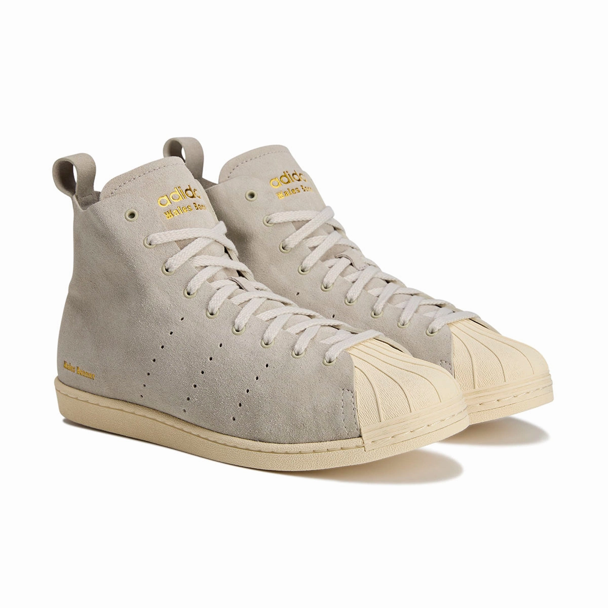 Quick Step-On Glide   Wales Bonner Superstar Hi 'Mist Stone'