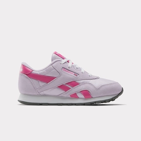 Easy Clean Reebok Footwear Kids Classic Nylon Shoes - Pre-School DIGITAL GLEAM/TRUE PINK/WHITE