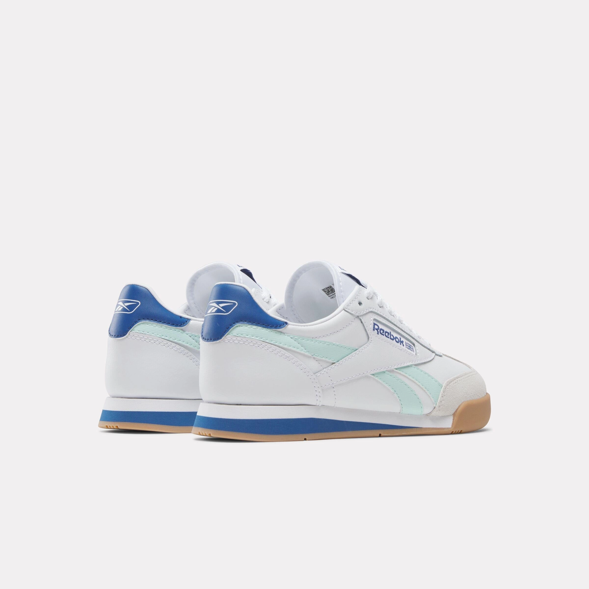 Reebok Footwear Kids Campio XT Shoes - Grade School WHITE/GLITCH AQUA/TWILIGHT BLU Breathable Fit