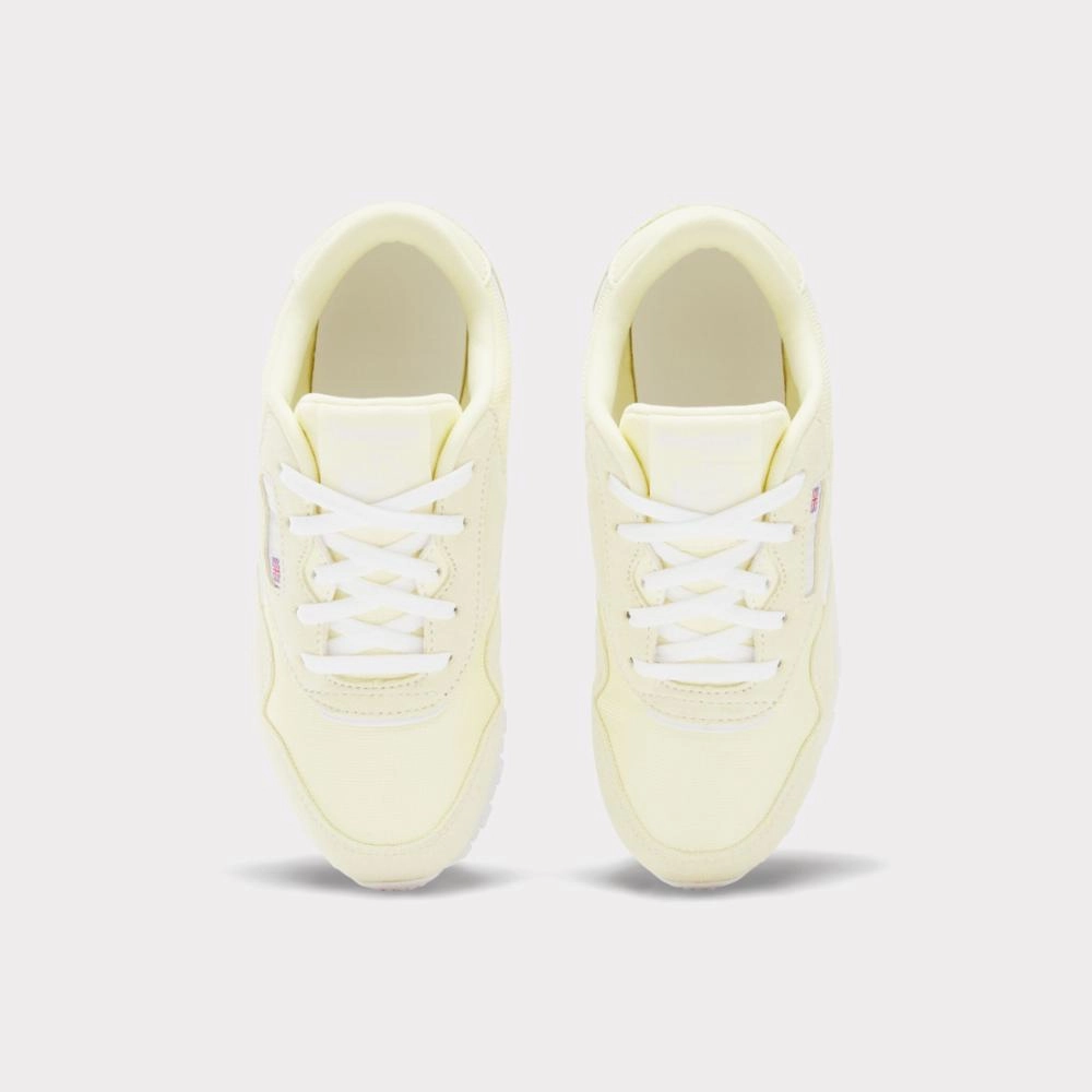 Reebok Footwear Kids Classic Nylon Shoes - Pre-School BLEACHEDYELLOW/WHITE Urban Step Move