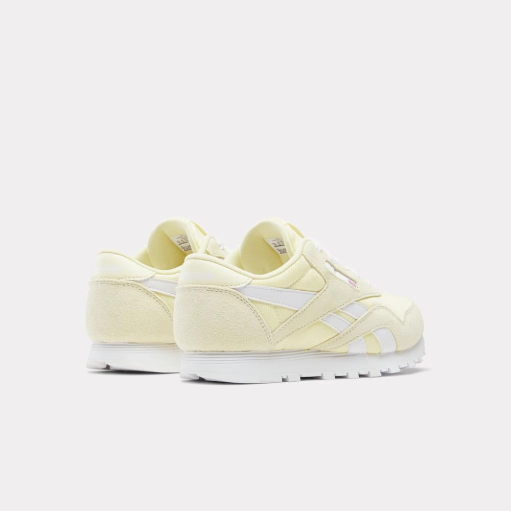 Reebok Footwear Kids Classic Nylon Shoes - Pre-School BLEACHEDYELLOW/WHITE Urban Step Move