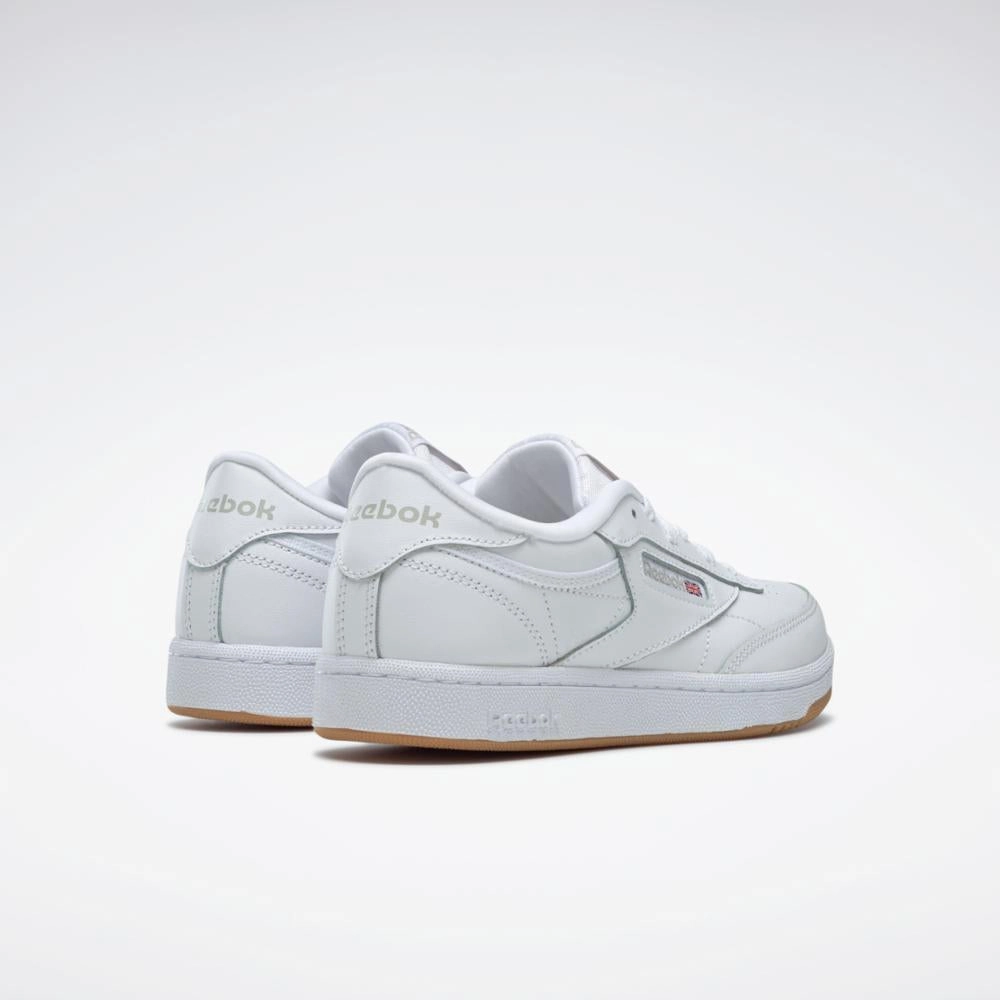 Reebok Footwear Kids CLUB C JUNIOR WHT/GUM-INT High Performance