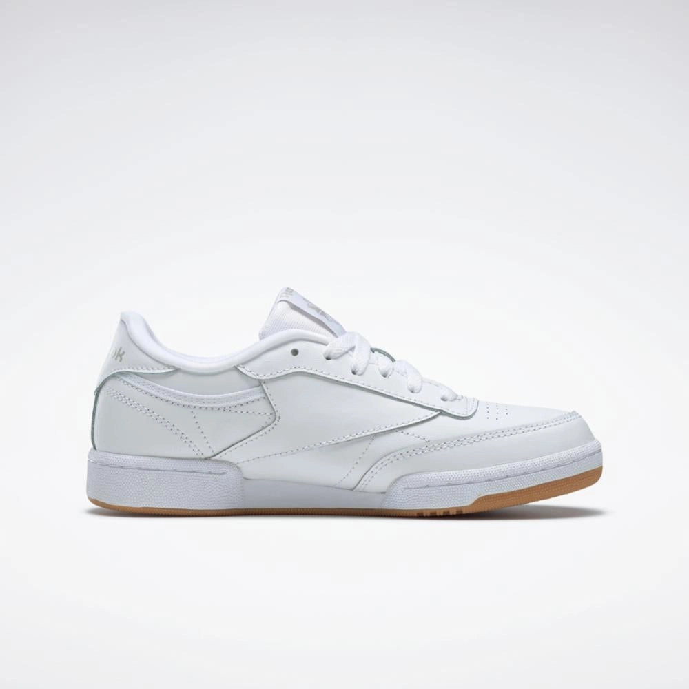 Reebok Footwear Kids CLUB C JUNIOR WHT/GUM-INT High Performance