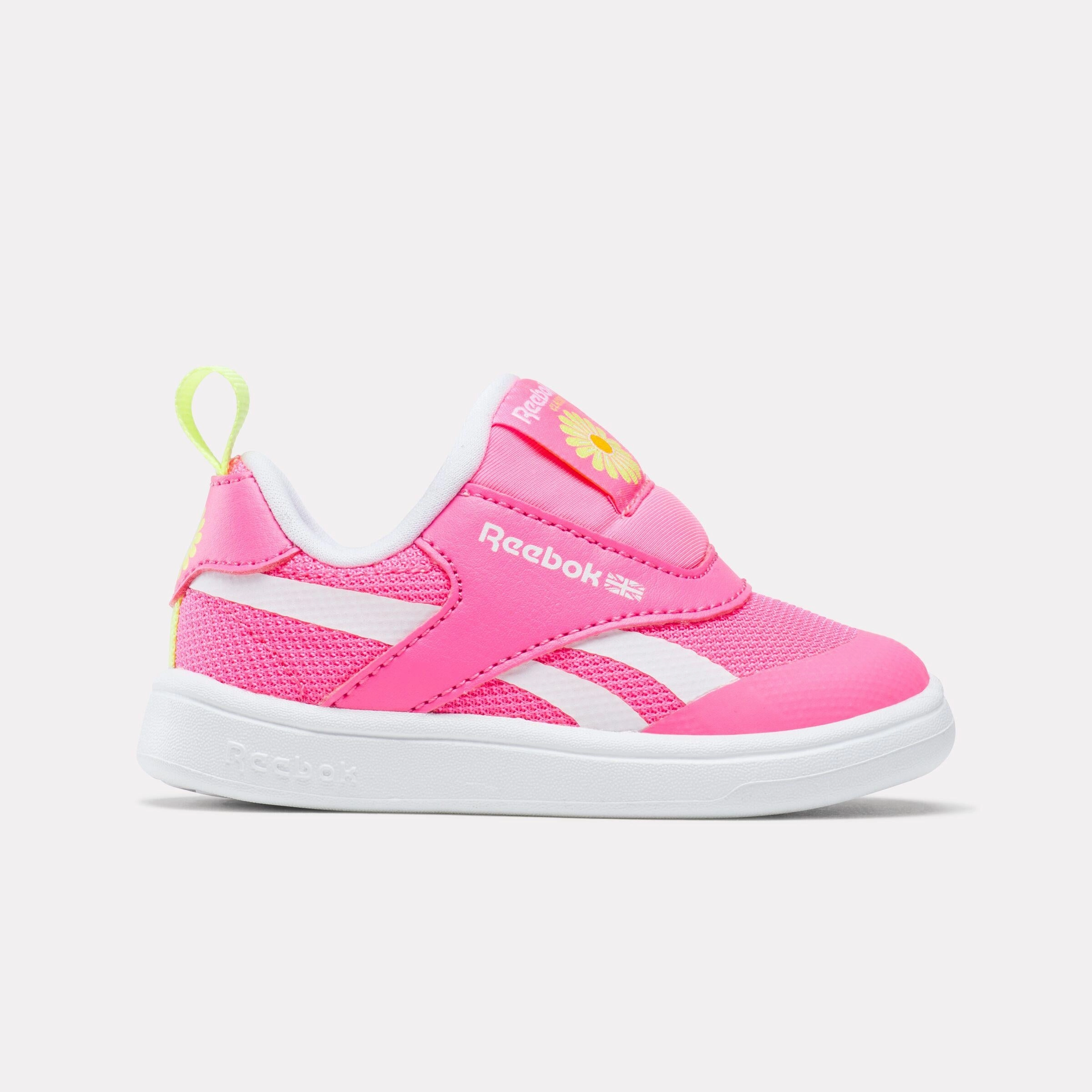 Simple Look Reebok Footwear Kids Club C Revenge Slip-On Shoes - Baby & Toddler ATOMICPINK/ELECTRICYELLOW/WHIT