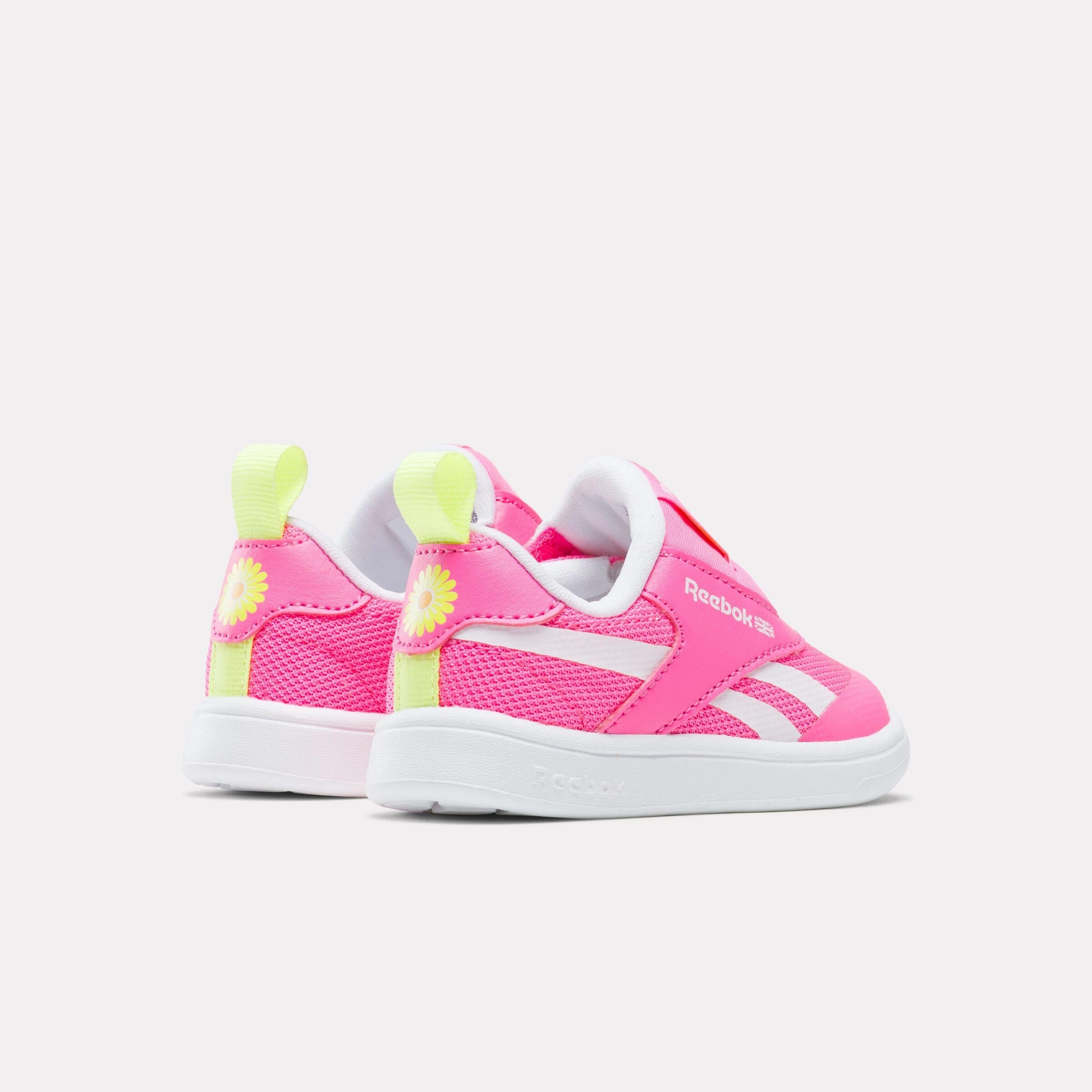 Reebok Footwear Kids Club C Revenge Slip-On Shoes - Baby & Toddler ATOMICPINK/ELECTRICYELLOW/WHIT Modern Step-On