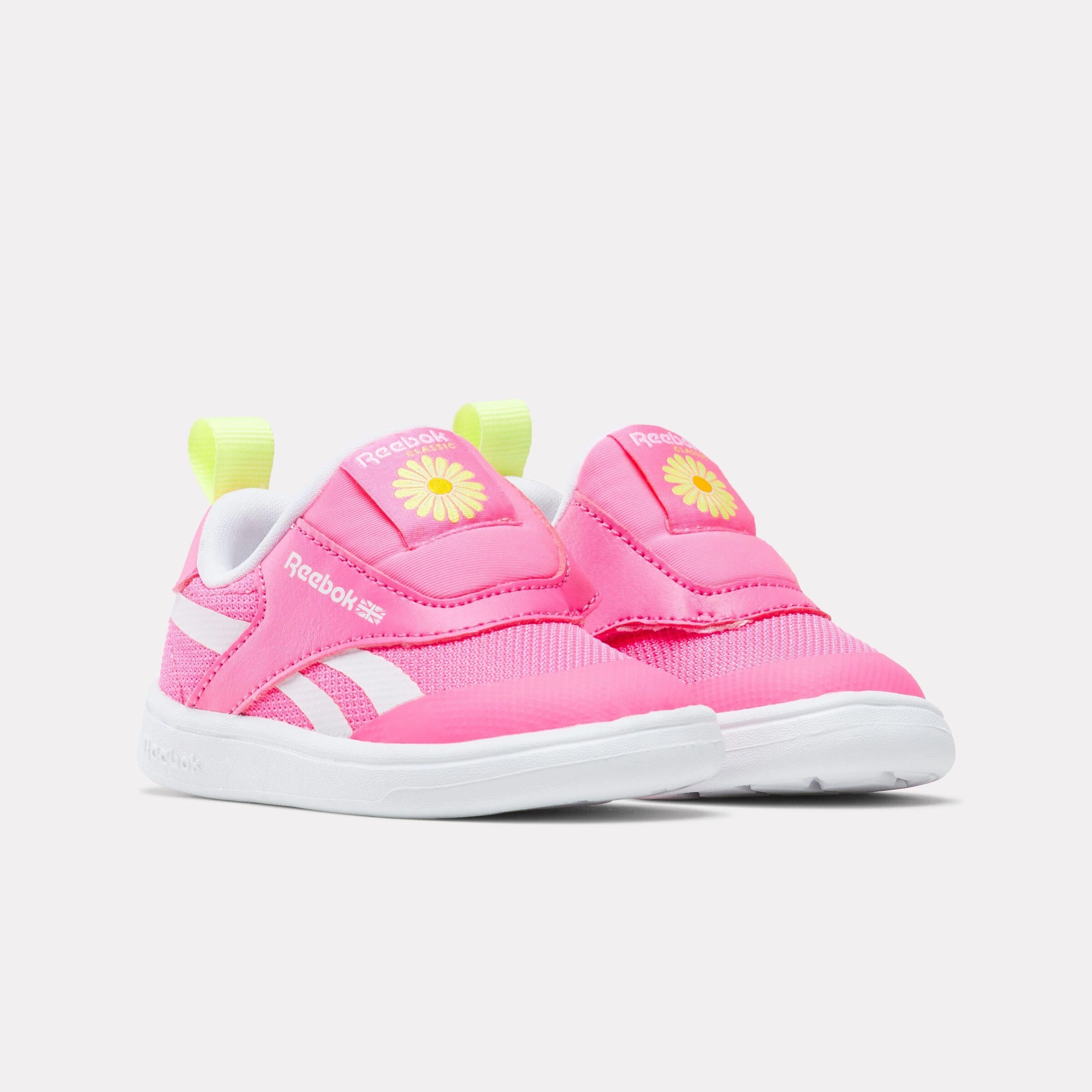 Reebok Footwear Kids Club C Revenge Slip-On Shoes - Baby & Toddler ATOMICPINK/ELECTRICYELLOW/WHIT Modern Step-On