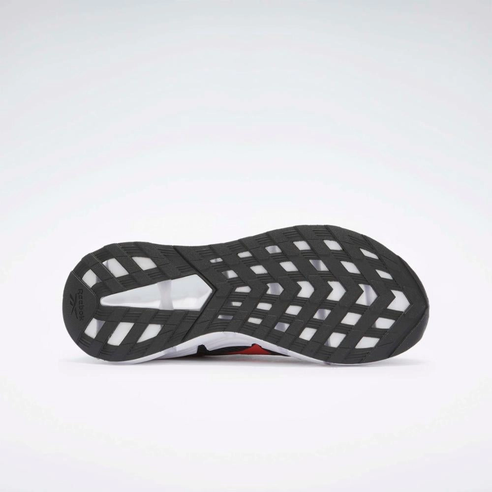 Reebok Footwear Kids Zig Dynamica 5 Shoes - Grade School BLACK/ENERGYRED/AIAQUA High Traction Rubber Design Technology