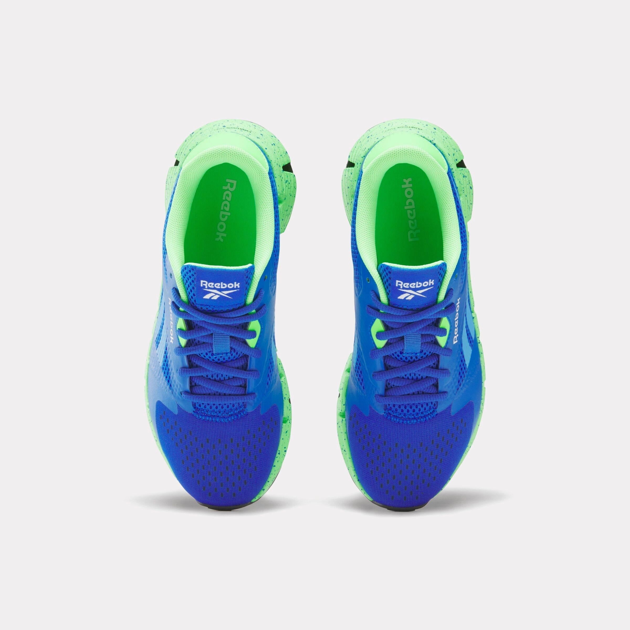 Reebok Footwear Kids Zig Dynamica 5 Shoes - Grade School OPTIMUMBLUE/RECOVERYBLUE/SOLAR Slip Resistance Feature