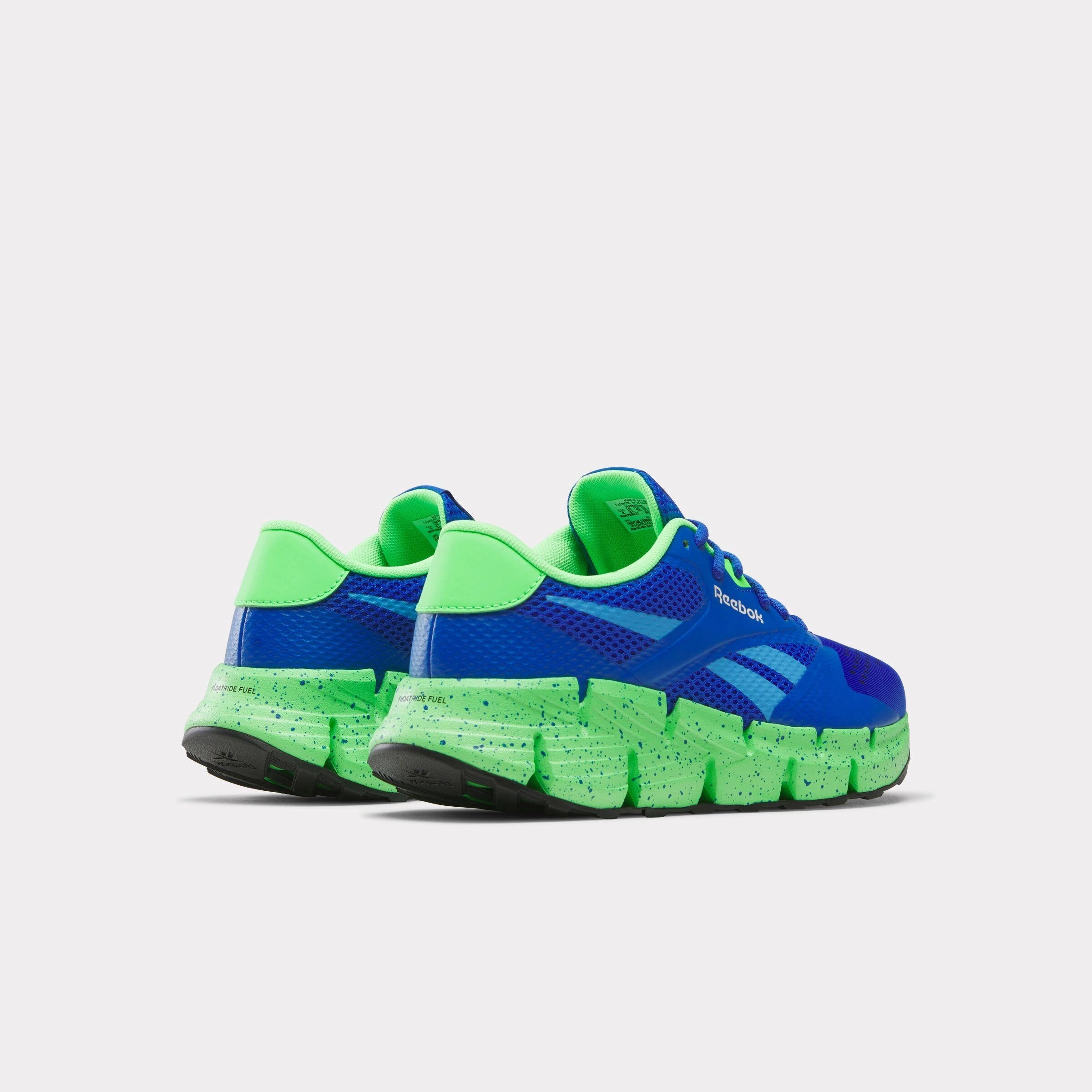 Reebok Footwear Kids Zig Dynamica 5 Shoes - Grade School OPTIMUMBLUE/RECOVERYBLUE/SOLAR Slip Resistance Feature