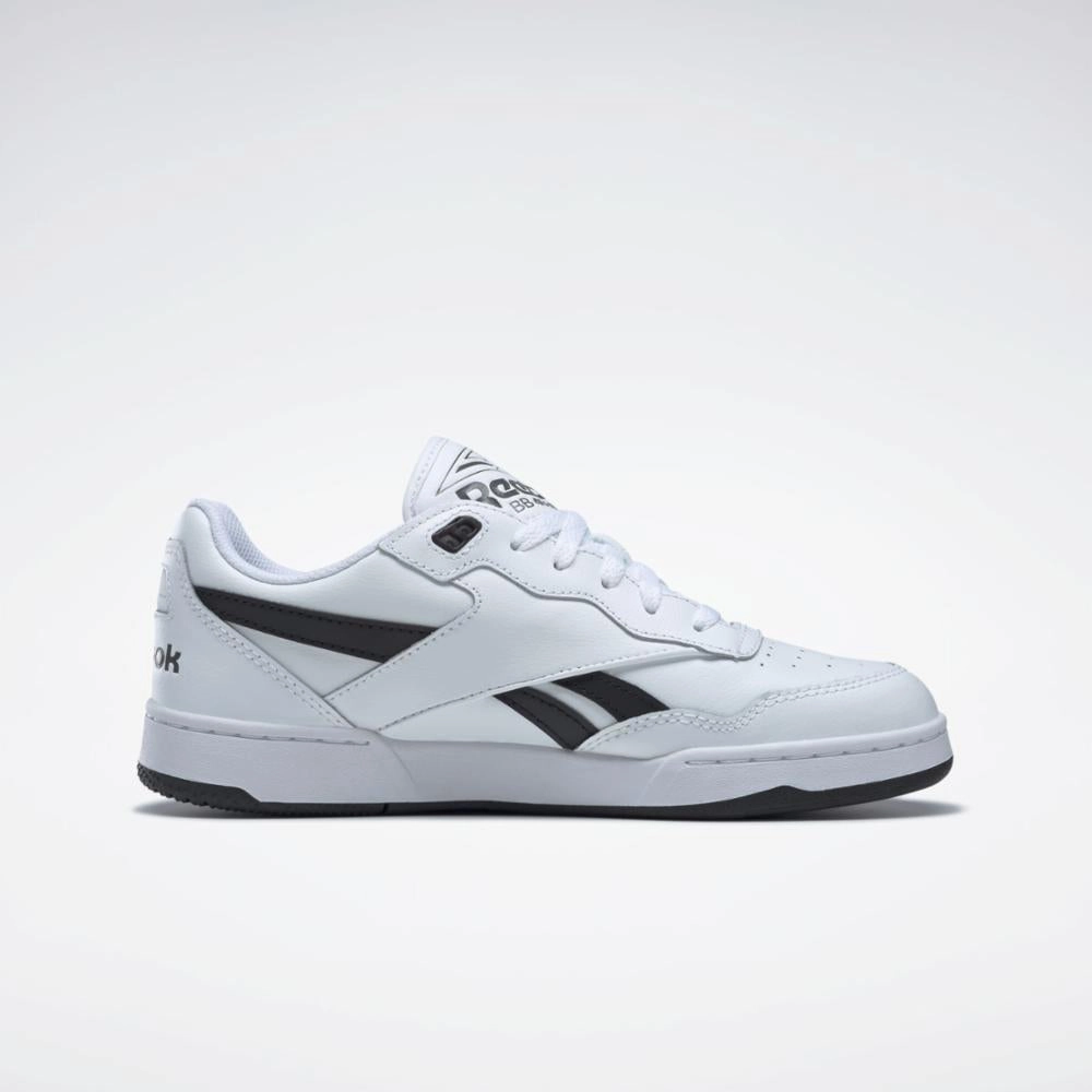 Reebok Footwear Men BB 4000 II Shoes FTWR WHITE/CORE BLACK/PURE GRE Easy Step-In