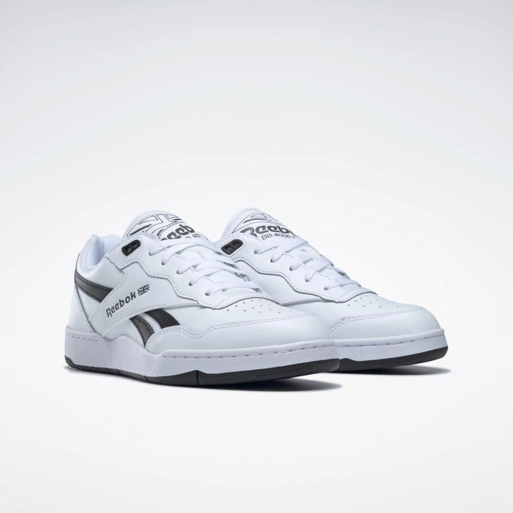 Reebok Footwear Men BB 4000 II Shoes FTWR WHITE/CORE BLACK/PURE GRE Easy Step-In