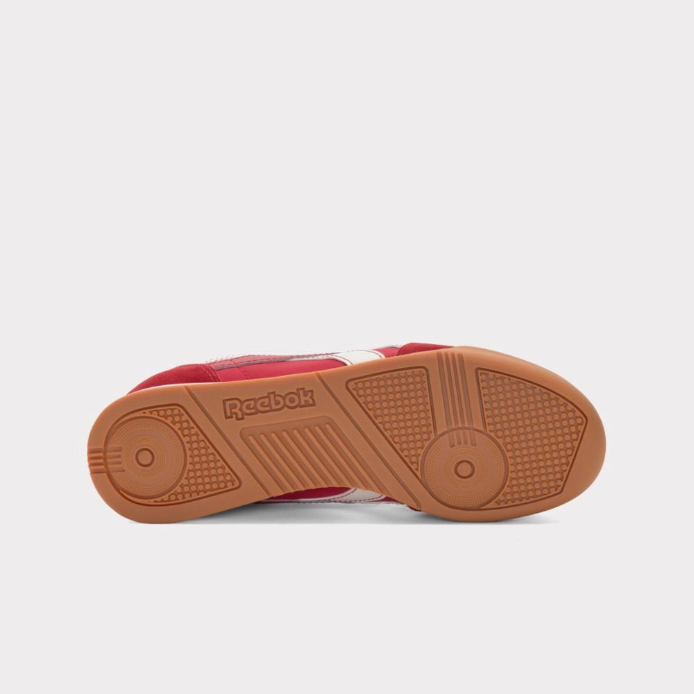 Reebok Footwear Men Campio XT Shoes RED/CHALK/GUM Soft Leatherette