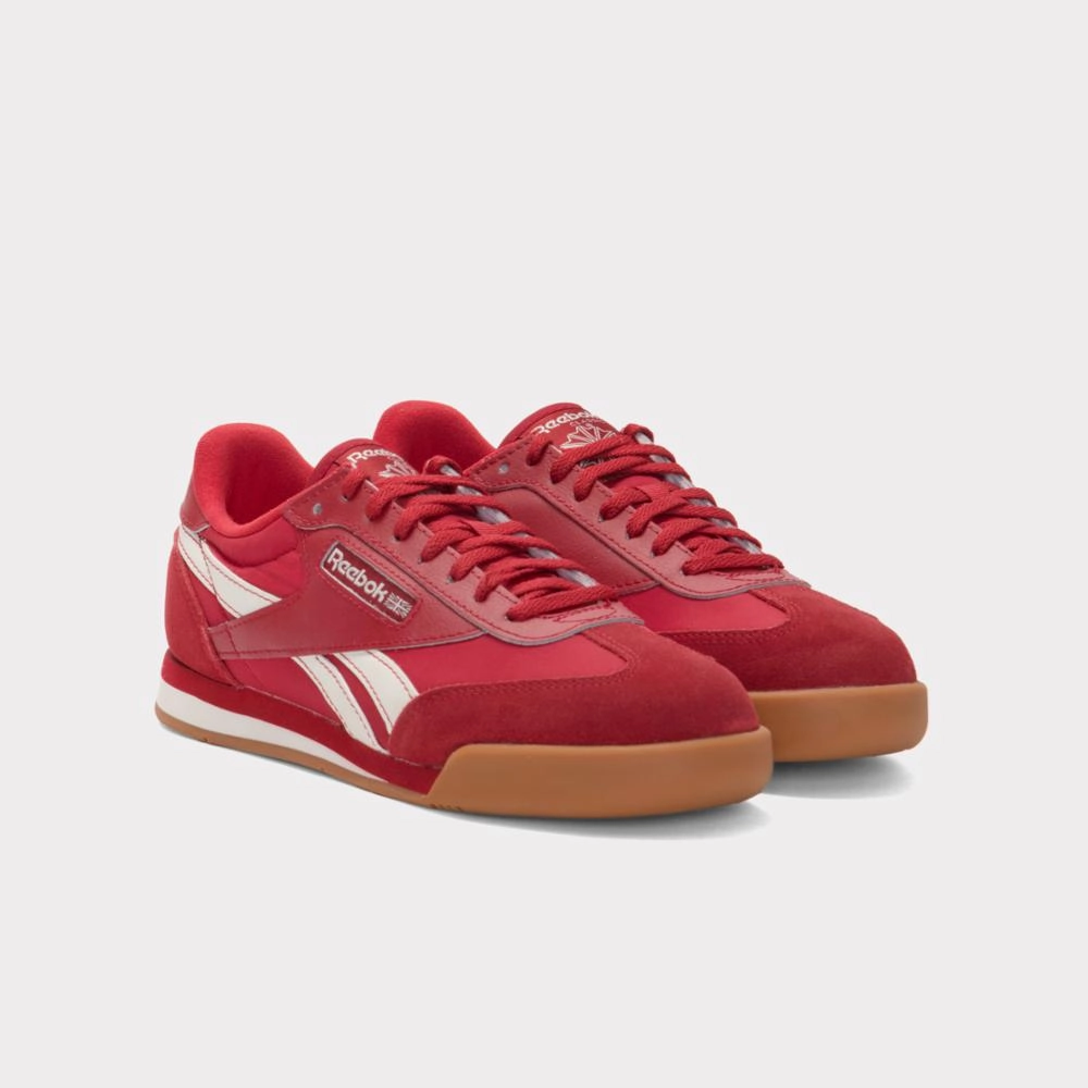 Reebok Footwear Men Campio XT Shoes RED/CHALK/GUM Soft Leatherette