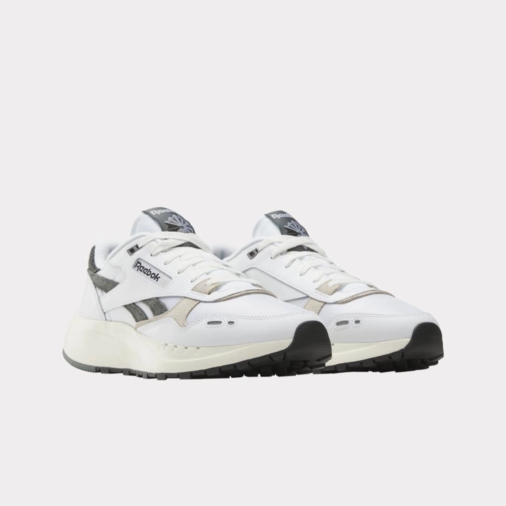 Reebok Footwear Men Classic Leather 2400 Shoes WHITE/GREY 5/VINTAGE CHALK Urban Glide