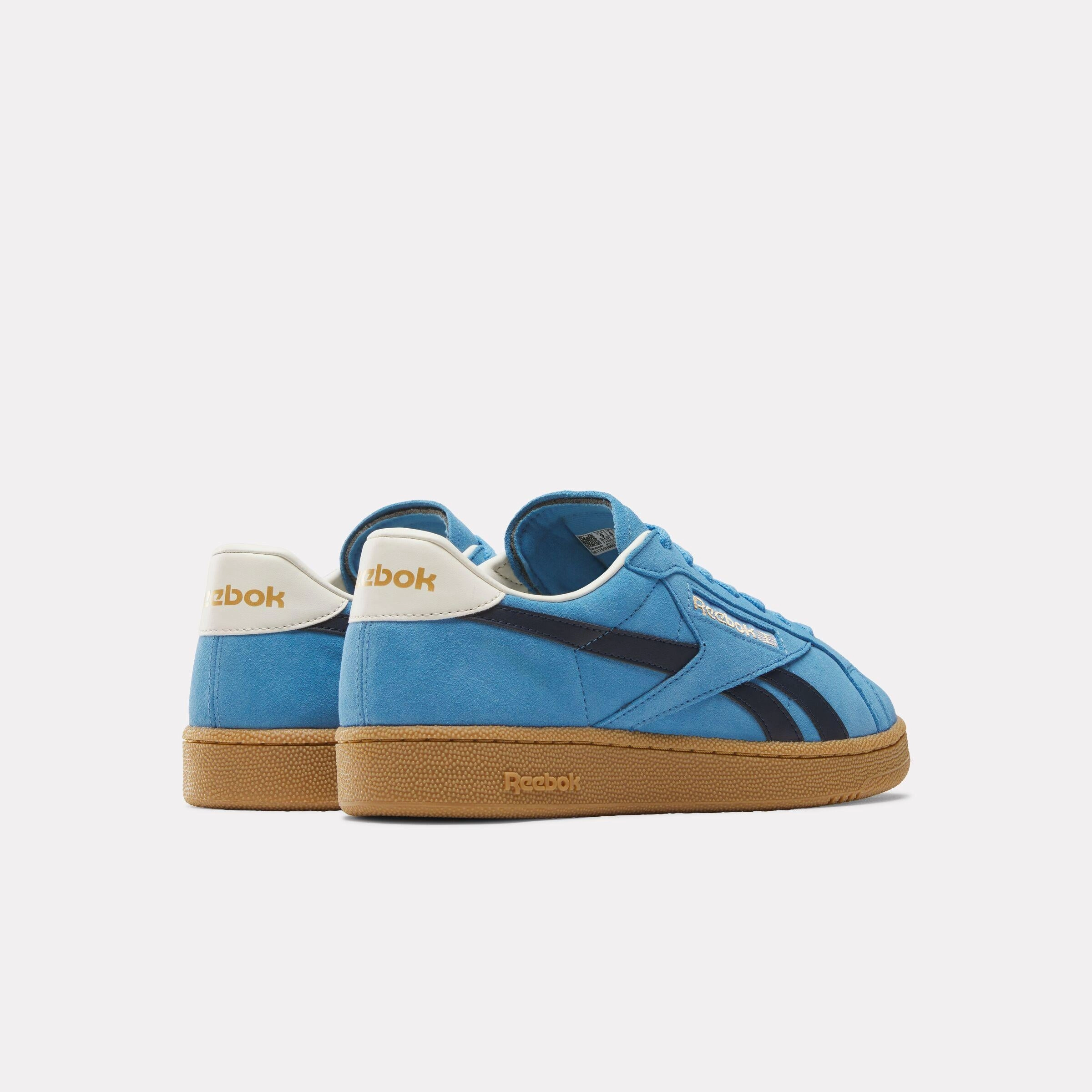 Reebok Footwear Men Club C Grounds UK Shoes RECOVERYBLUE/VECTORNAVY/GUM Flexible Step-On