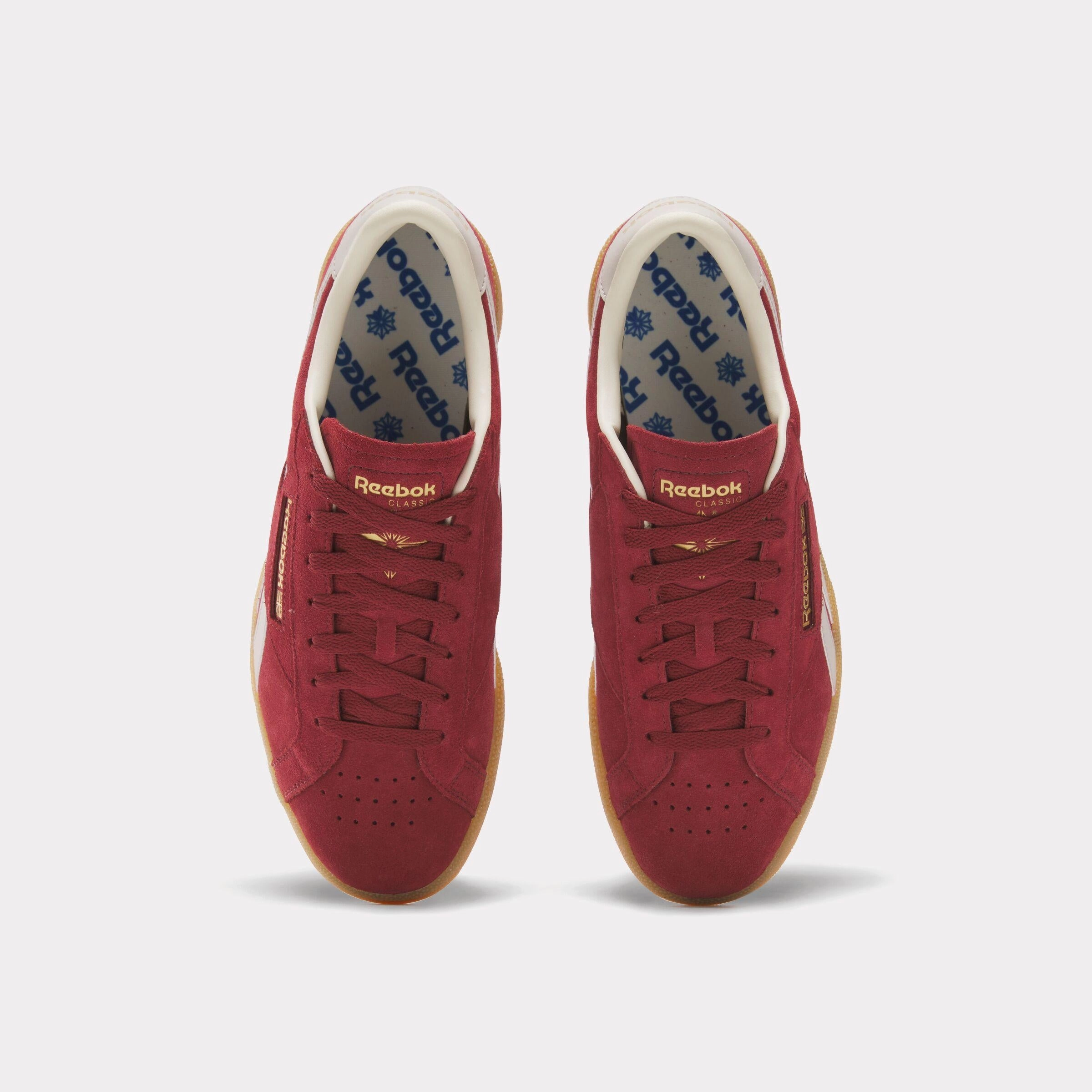 Reebok Footwear Men Club C Grounds UK Shoes RICHMAROOON/MOONSTONE/RBKBRASS Urban Stride