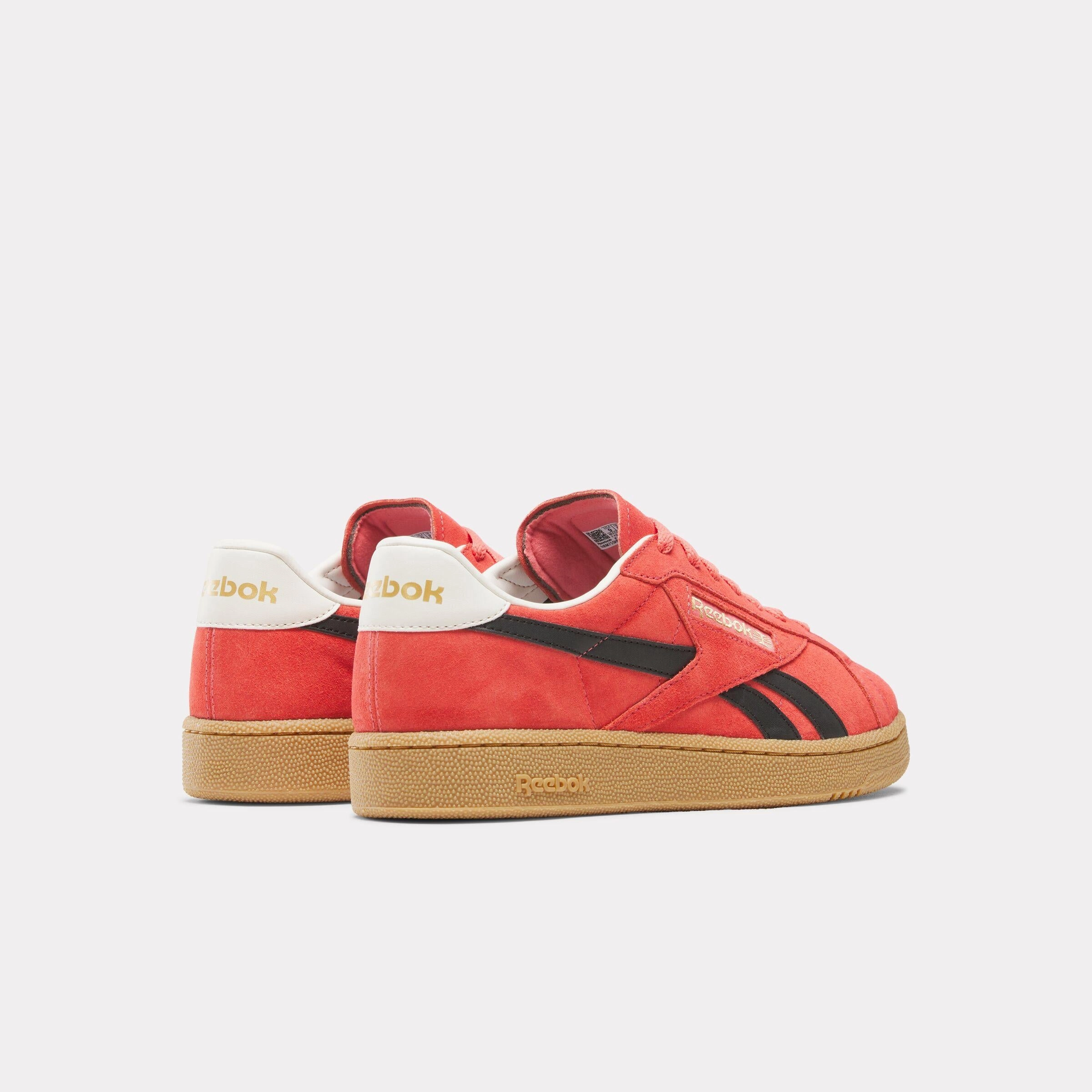 Reebok Footwear Men Club C Grounds UK Shoes SUNSETCORAL/BLACK/GUM Cloud Flow