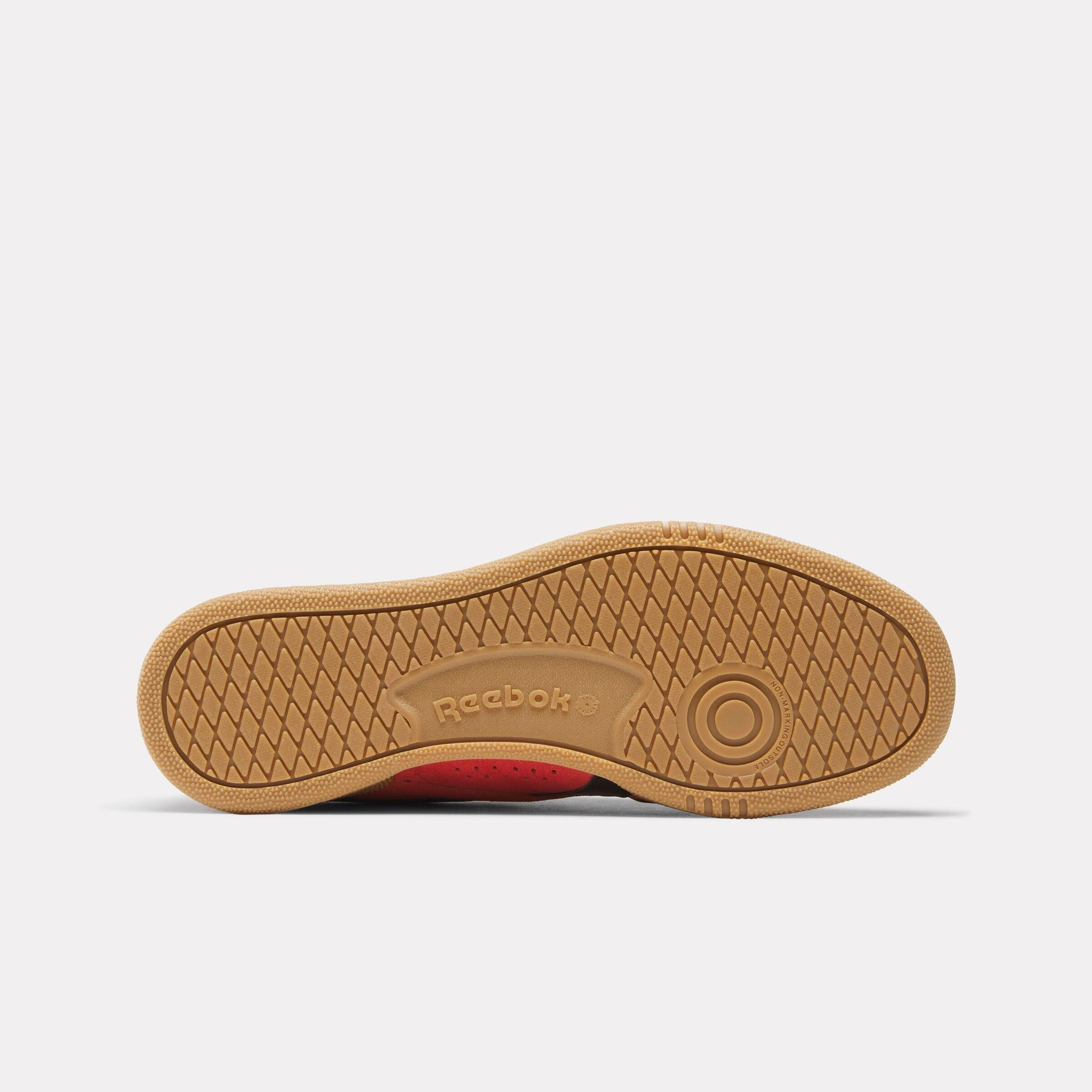 Reebok Footwear Men Club C Grounds UK Shoes SUNSETCORAL/BLACK/GUM Cloud Flow