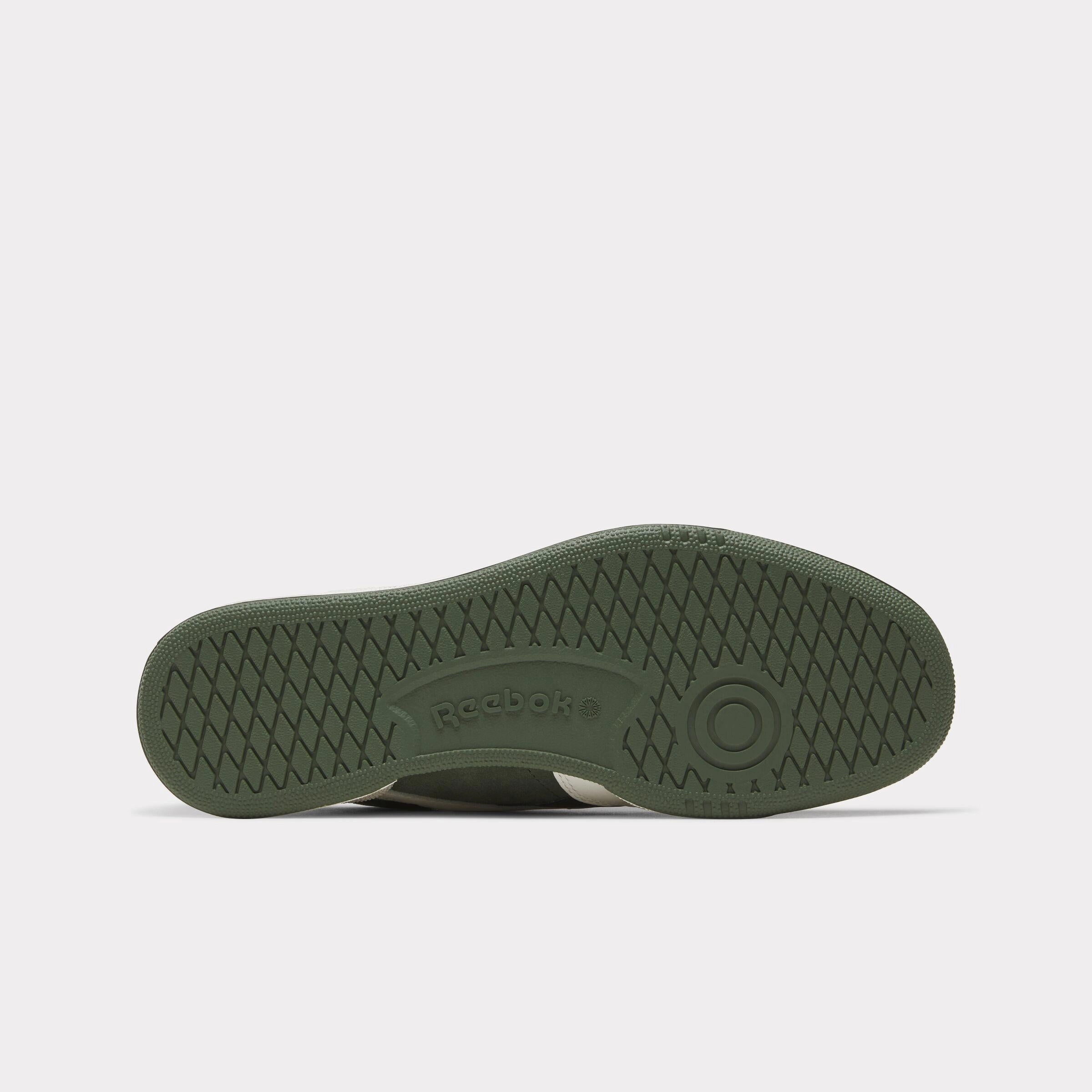 Reebok Footwear Men Club C Revenge Vintage II Shoes CHALK/BREAKAWAYGREEN/WASHEDBLA Soft Touch