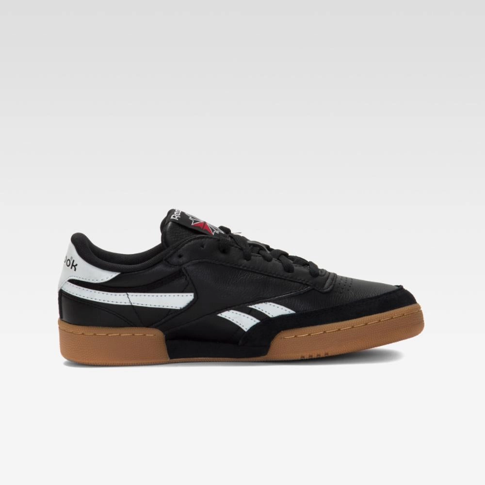 Reebok Footwear Men Club C Revenge Vintage Shoes BLACK/WHITE/GUM Air Glide