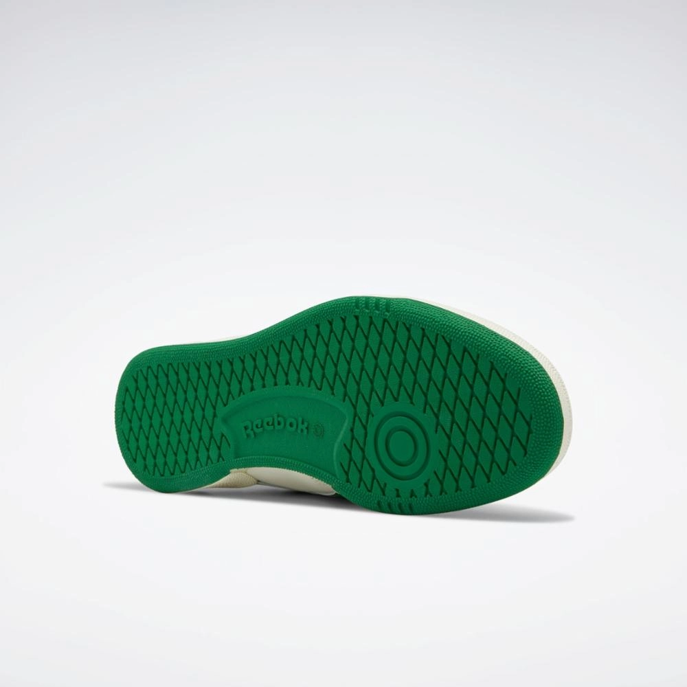 Reebok Footwear Men Club C Revenge Vintage Shoes CHALK/PAPWHT/GLEGRN Durable Fit