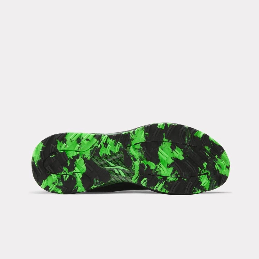 Reebok Footwear Men Nano Golf Shoes BLACK/SOLAR LIME Toe Flex