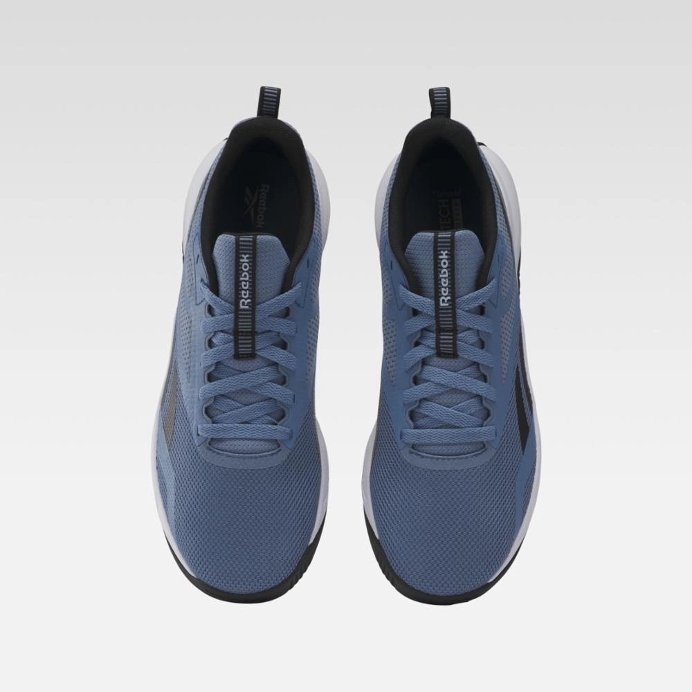 Reebok Footwear Men NFX Training Shoes BLUSLA/CBLACK/FTWWHT Smooth Impact