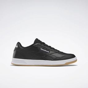 Reebok Footwear Men Reebok Court Advance Shoes CORE BLK/FTWR WHT/REEBOK RUB G Breathable mesh Field Step