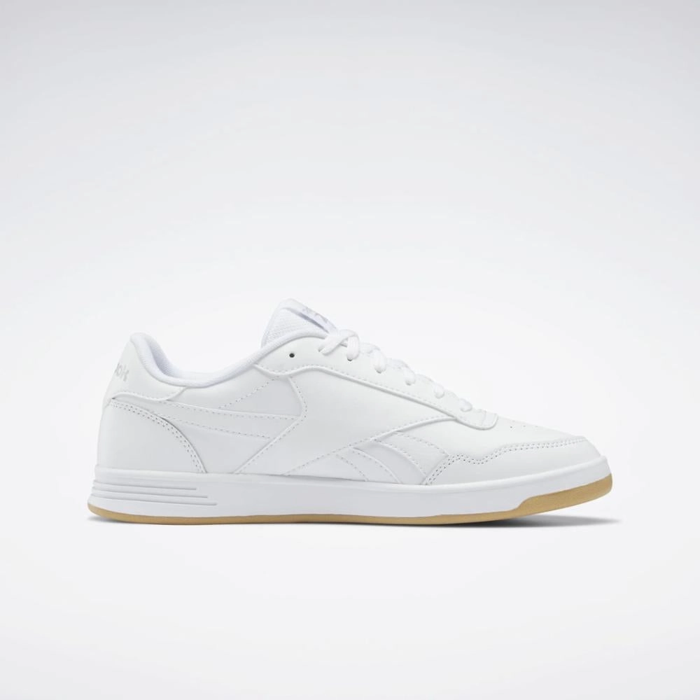 Reebok Footwear Men Reebok Court Advance Shoes FTWWHT/CDGRY2/RBKG01 Flex Path