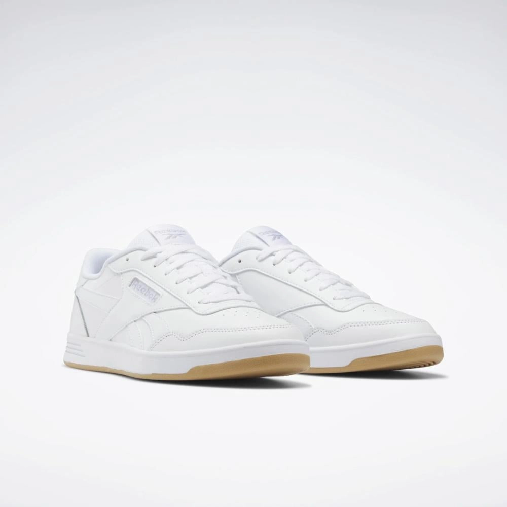 Reebok Footwear Men Reebok Court Advance Shoes FTWWHT/CDGRY2/RBKG01 Flex Path