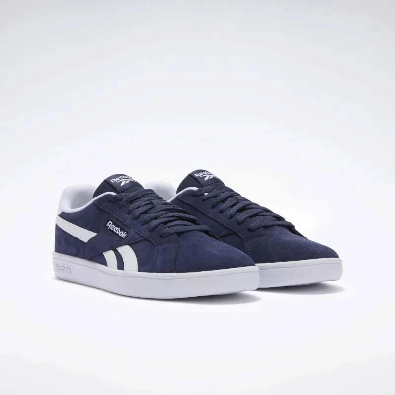 Reebok Footwear Men Reebok Court Retro Shoes VECTORNAVY/BLACK/FTWRWHITE Soft cushion