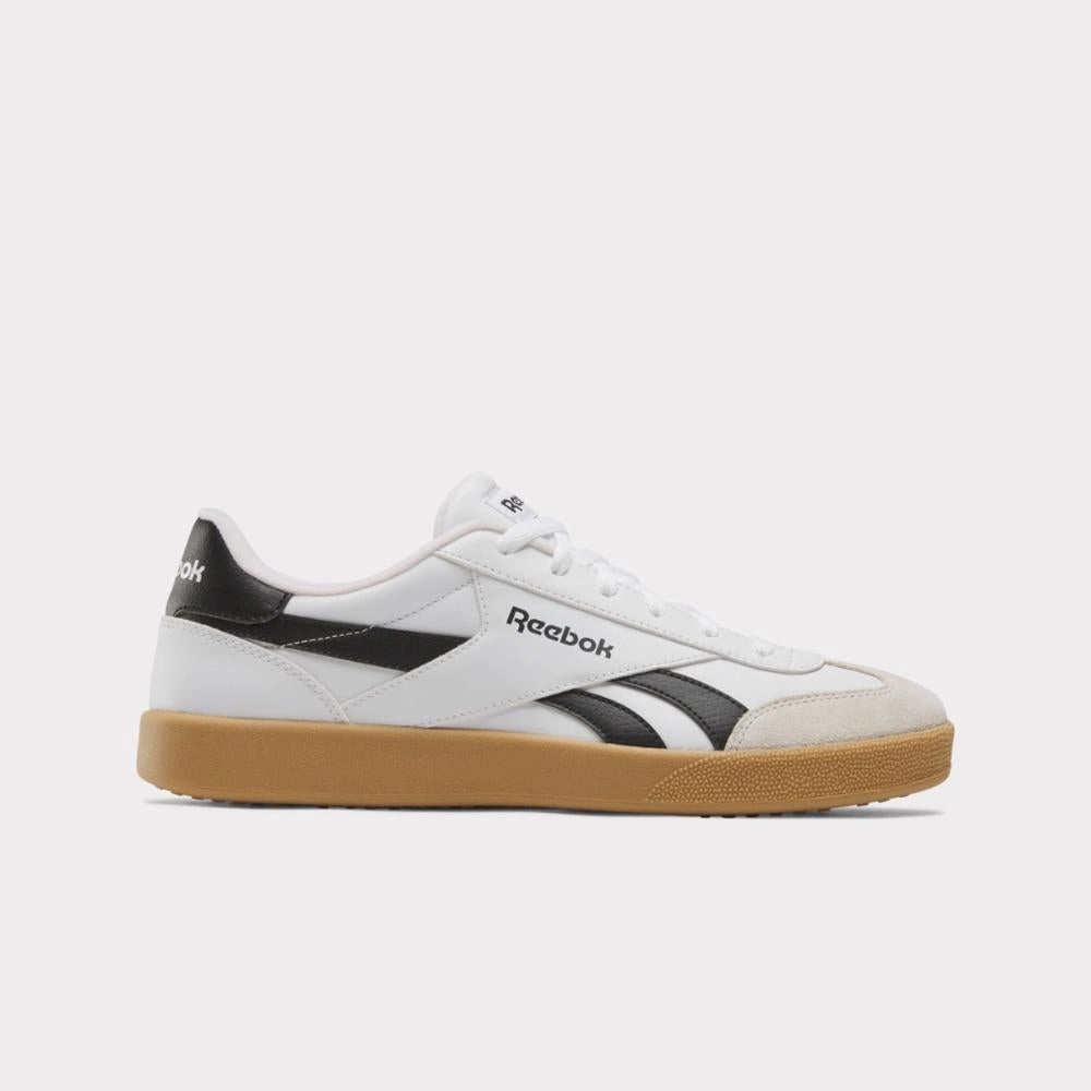 Reebok Footwear Men Reebok Smash Edge Shoes WHITE/BLACK/GUM Light Jog