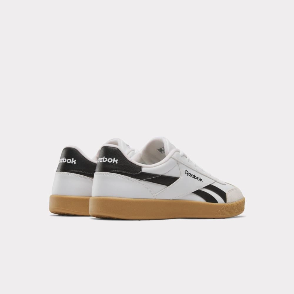 Reebok Footwear Men Reebok Smash Edge Shoes WHITE/BLACK/GUM Light Comfort