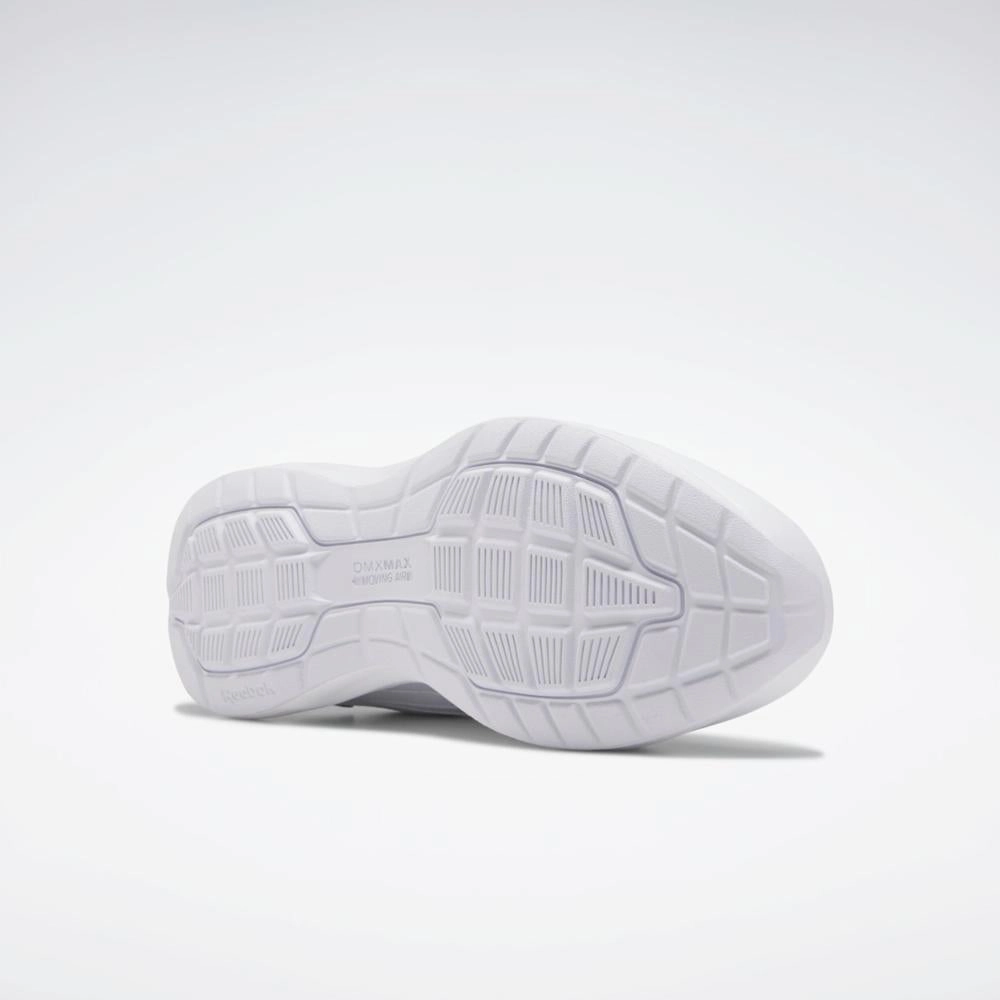 Reebok Footwear Men Walk Ultra 7 DMX Max Extra Wide Shoes WHITE/CDGRY2/CROYAL Easy Slip-On