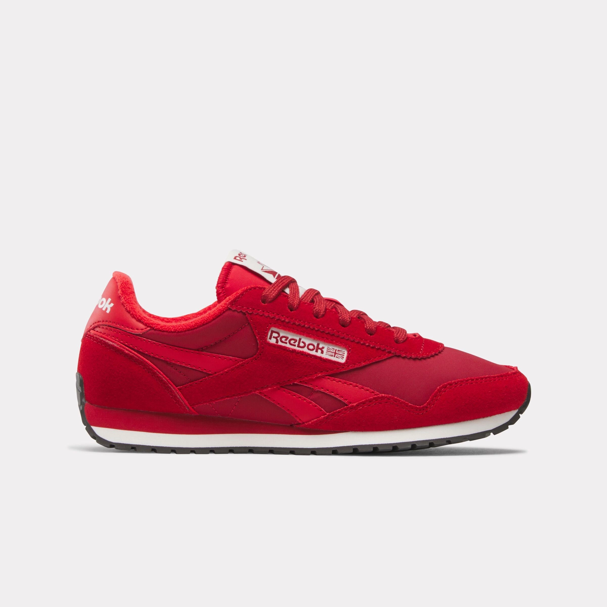 Reebok Footwear Women Classic AZ Shoes RED/RED/WHITE Animal Touch
