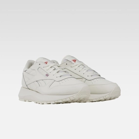 Practical Use Walk Free Reebok Footwear Women Classic Leather SP Shoes CHALK/CHALK/BON