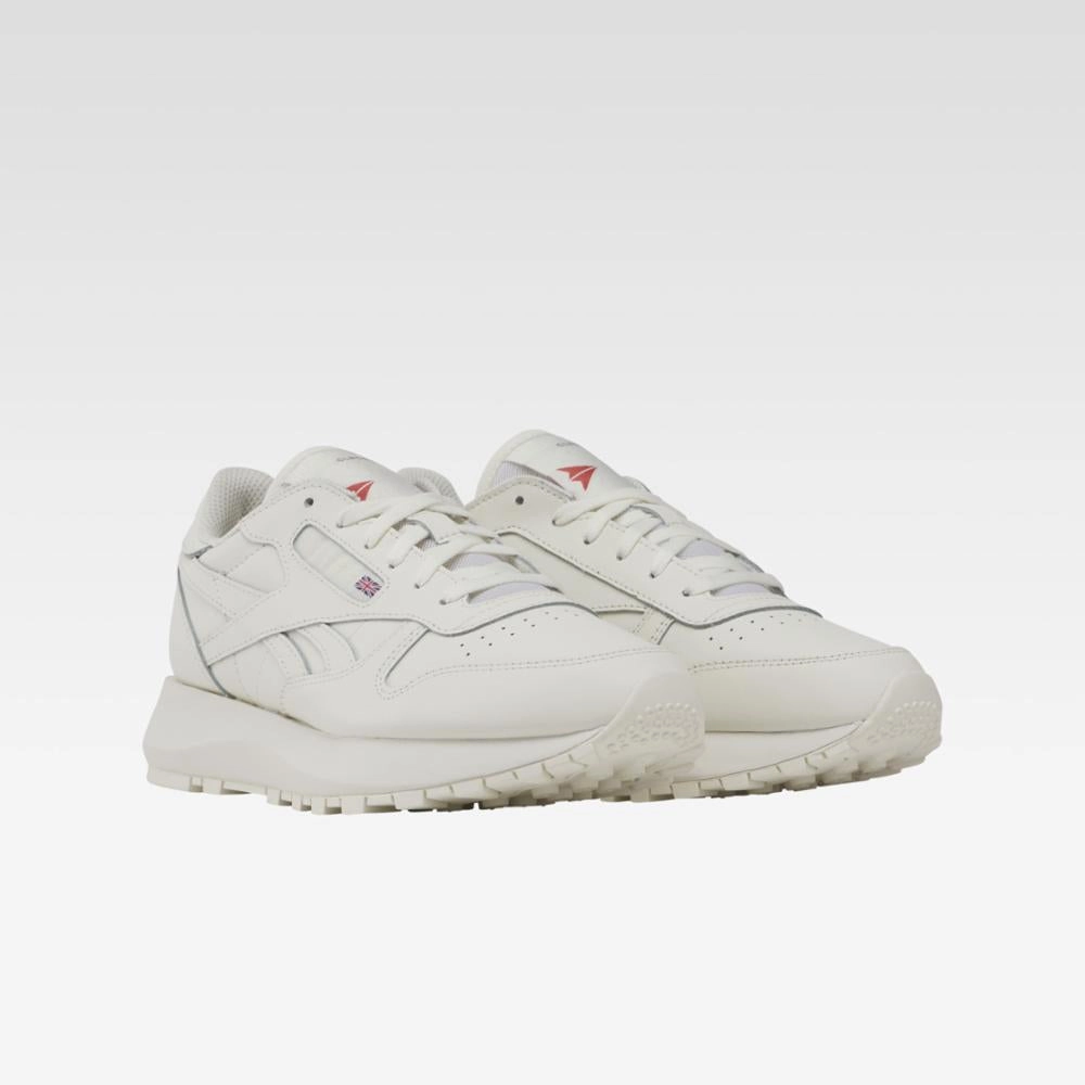 Reebok Footwear Women Classic Leather SP Shoes CHALK/CHALK/BON Urban Step-On Move Layer